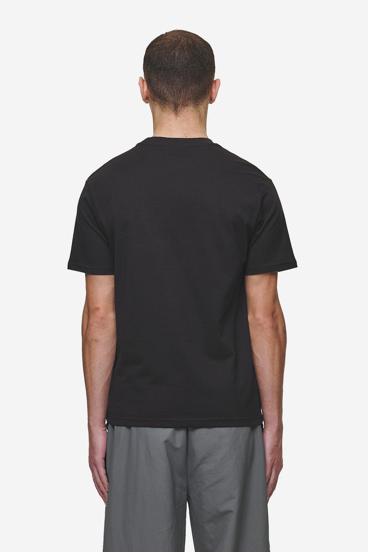 Pegador Bane Slim Tee Washed Black Tägliche Deals
