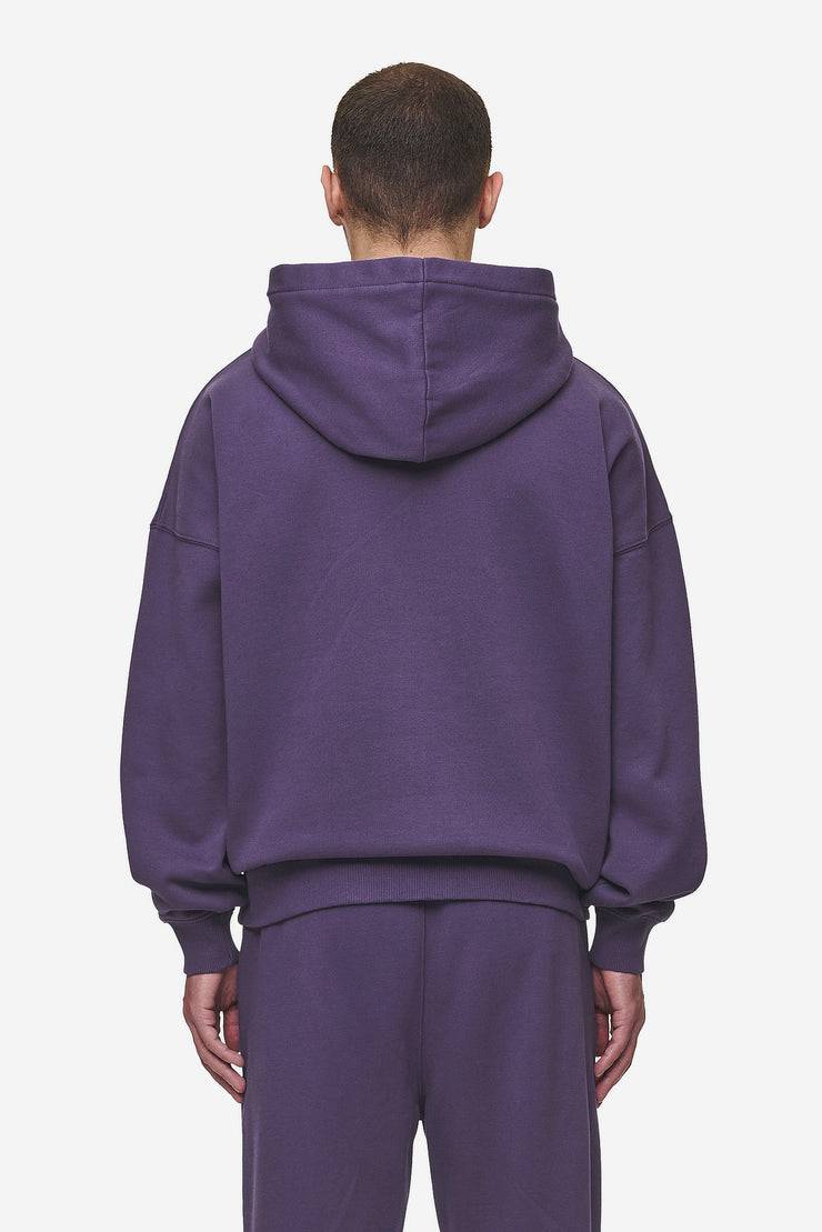 Pegador Logo Boxy Hoodie Washed Deep Purple Tiefpreis