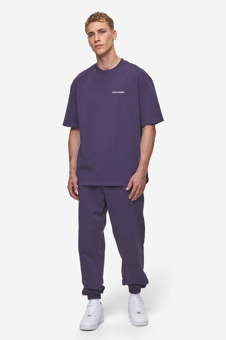 Pegador Logo Oversized Tee Washed Deep Purple Super Sparpreis