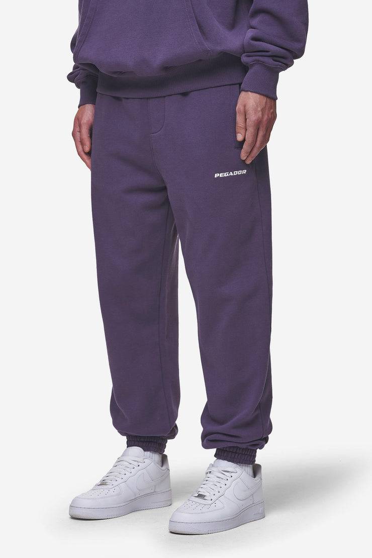 Pegador Logo Heavy Sweat Jogger Washed Deep Purple Wochenangebot