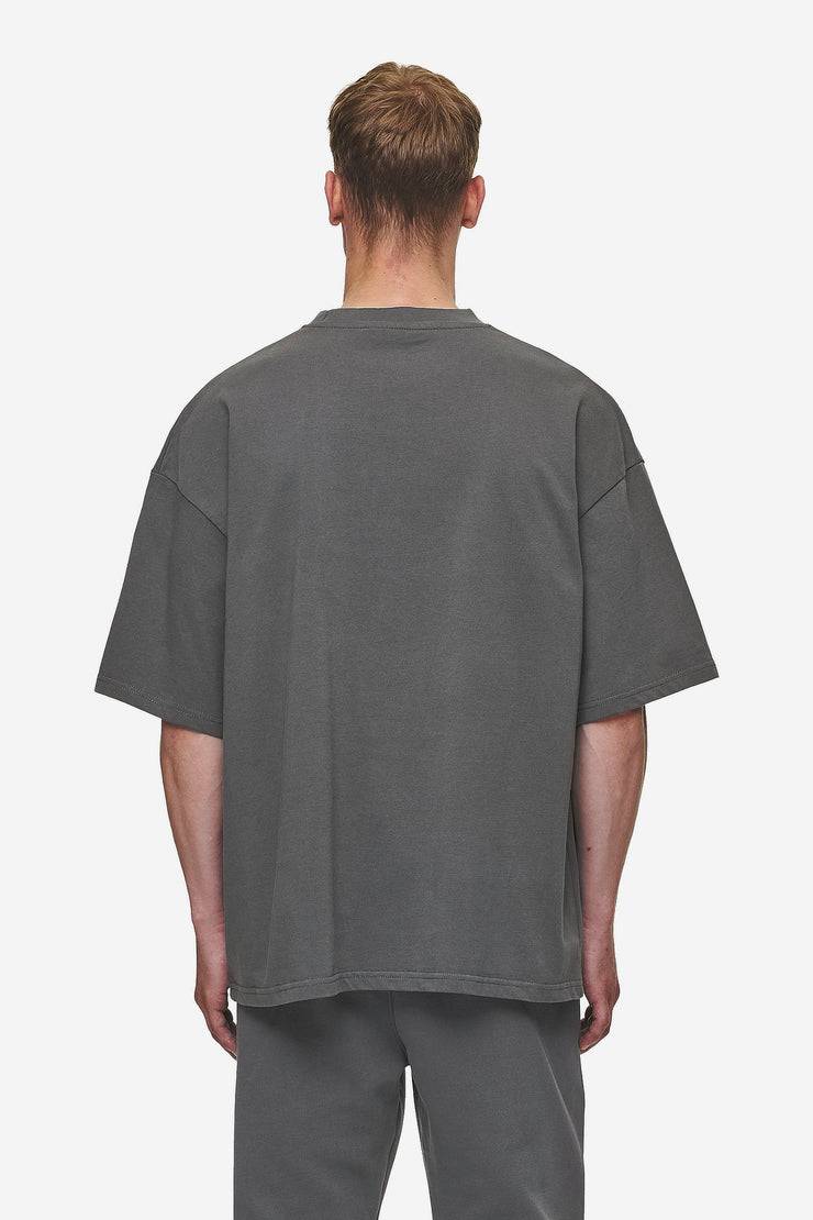 Pegador Logo Boxy Tee Washed Anthracite Sonderangebot der Fabrik