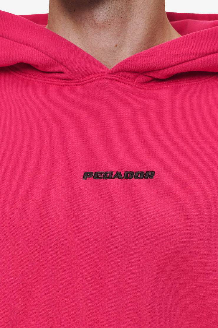 Pegador Logo Boxy Hoodie Washed Virtual Pink Discount Store für neue Produkte