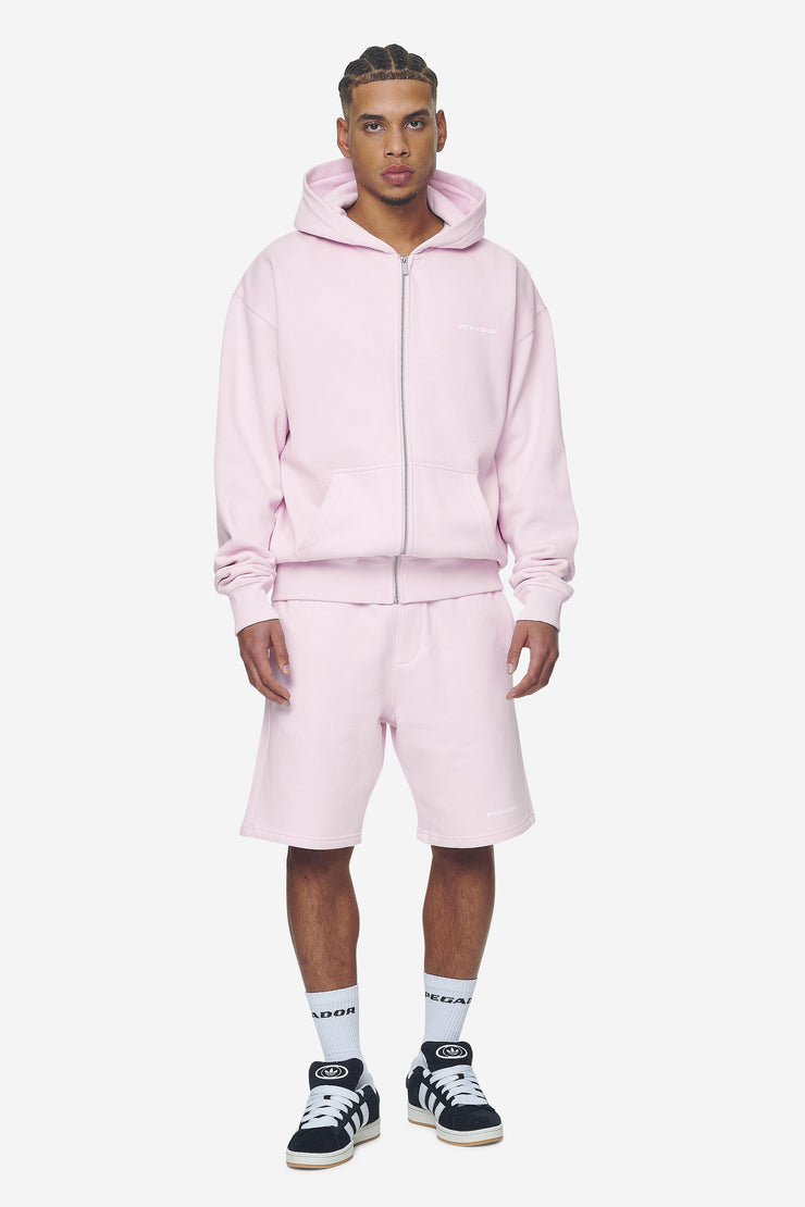 Pegador Logo Oversized Sweat Jacket Washed Bubblegum White Gum Riesige Rabatte
