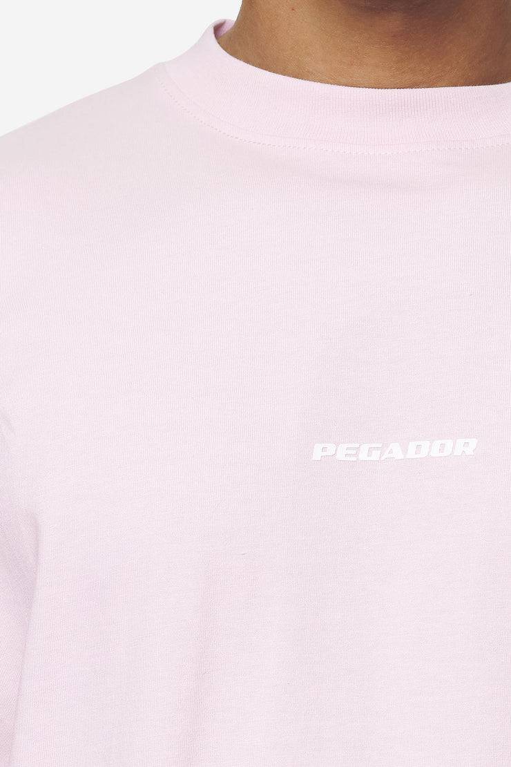 Pegador Logo Boxy Tee Washed Bubblegum White Gum Clearance-Verkauf