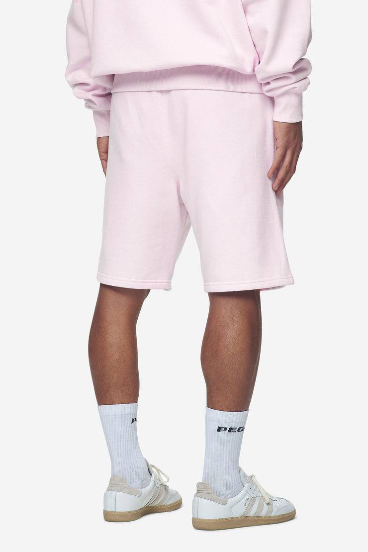 Pegador Logo Heavy Sweat Shorts Washed Bubblegum White Gum Begrenzt auf 3 Tage