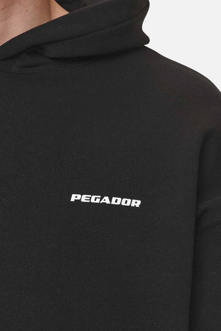 Pegador Logo Oversized Hoodie Washed Black White Gum Speichern exportieren