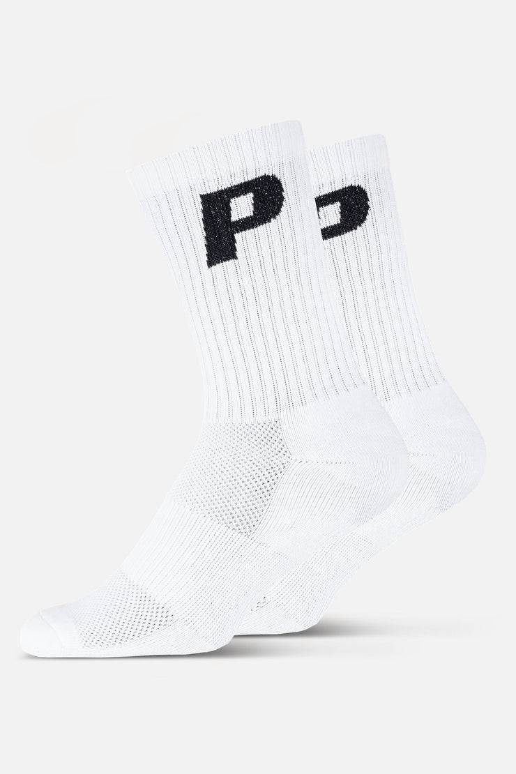 Pegador P Logo Socks White Black im Angebot