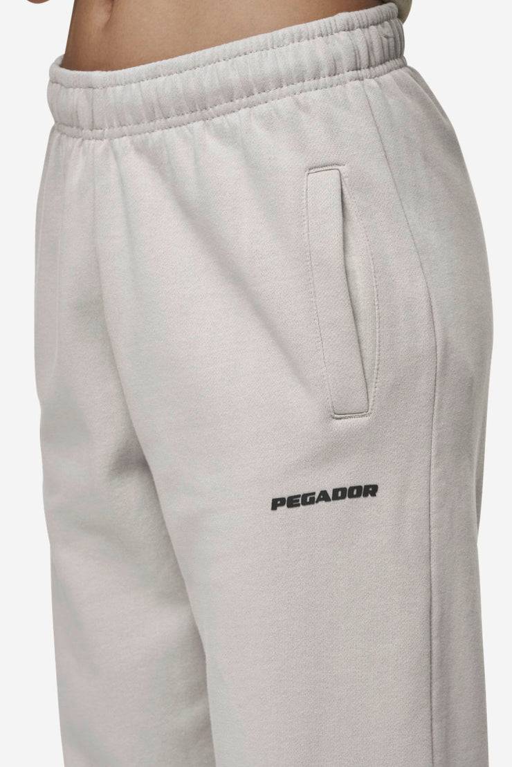 Pegador Villa High Waisted Sweat Pants Washed Moon Grey Black Gum Blitzverkäufe