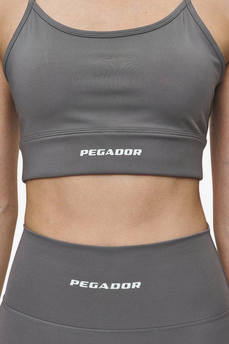 Pegador Taja Sport Bra Deep Grey White Fabrikpreis