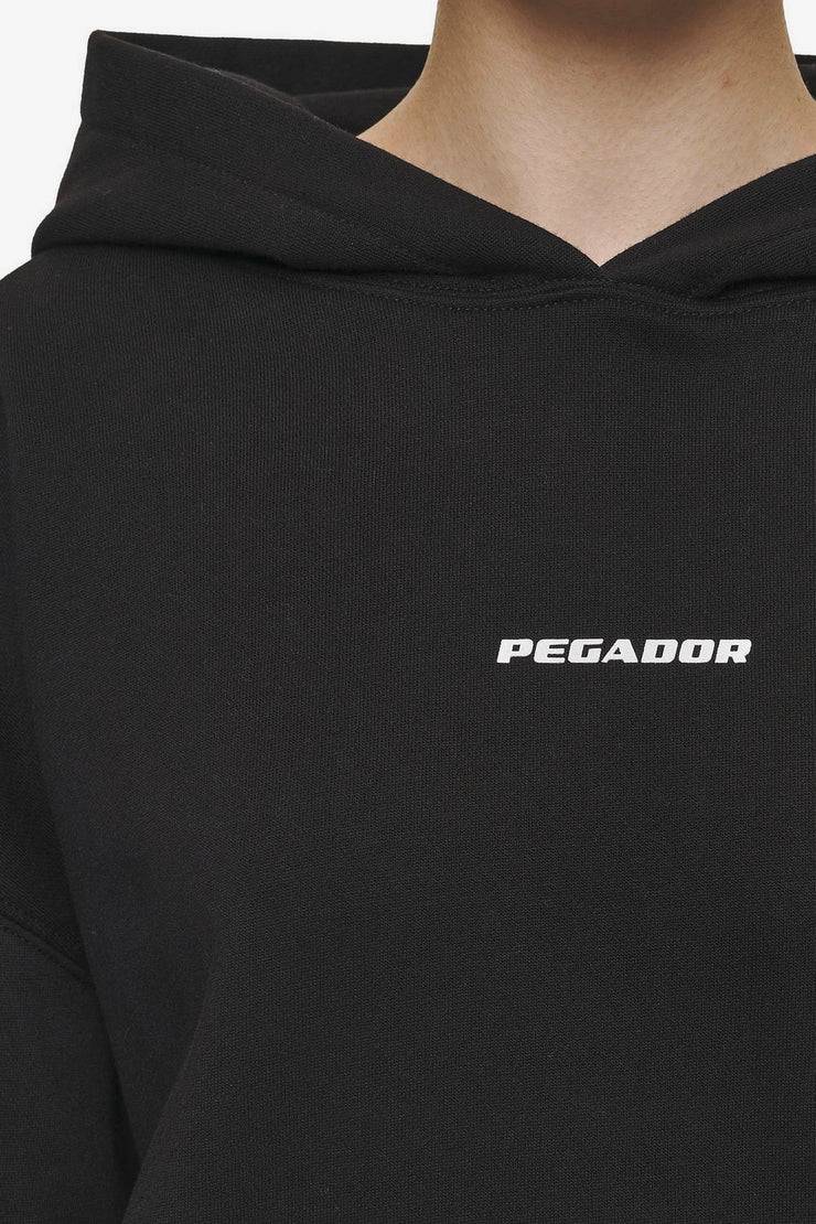 Pegador Clarita Logo Oversized Hoodie Black White Gum Günstig kaufen