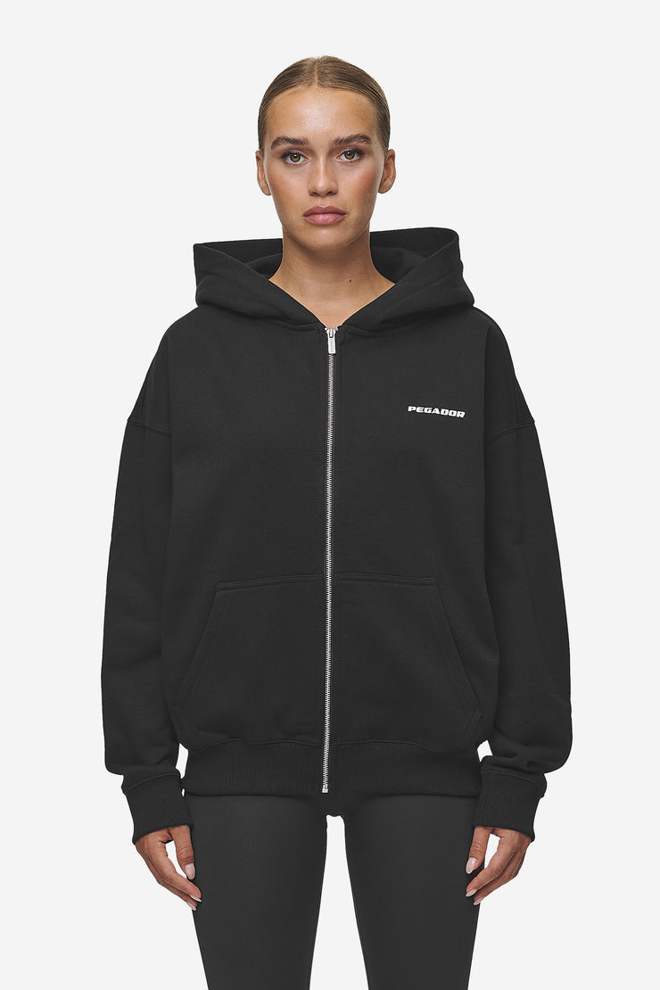 Pegador Clarita Oversized Sweat Jacket Black White Gum Versandkostenfrei
