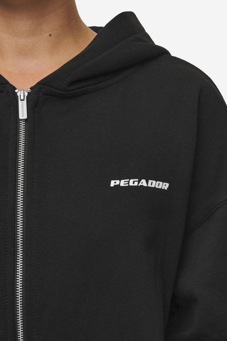 Pegador Clarita Oversized Sweat Jacket Black White Gum Versandkostenfrei