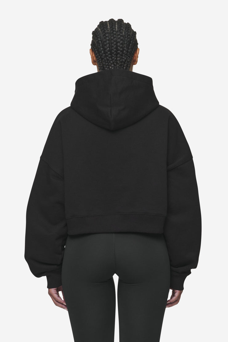 Pegador Salita Oversized Cropped Hoodie Black White Gum Großer Ausverkauf