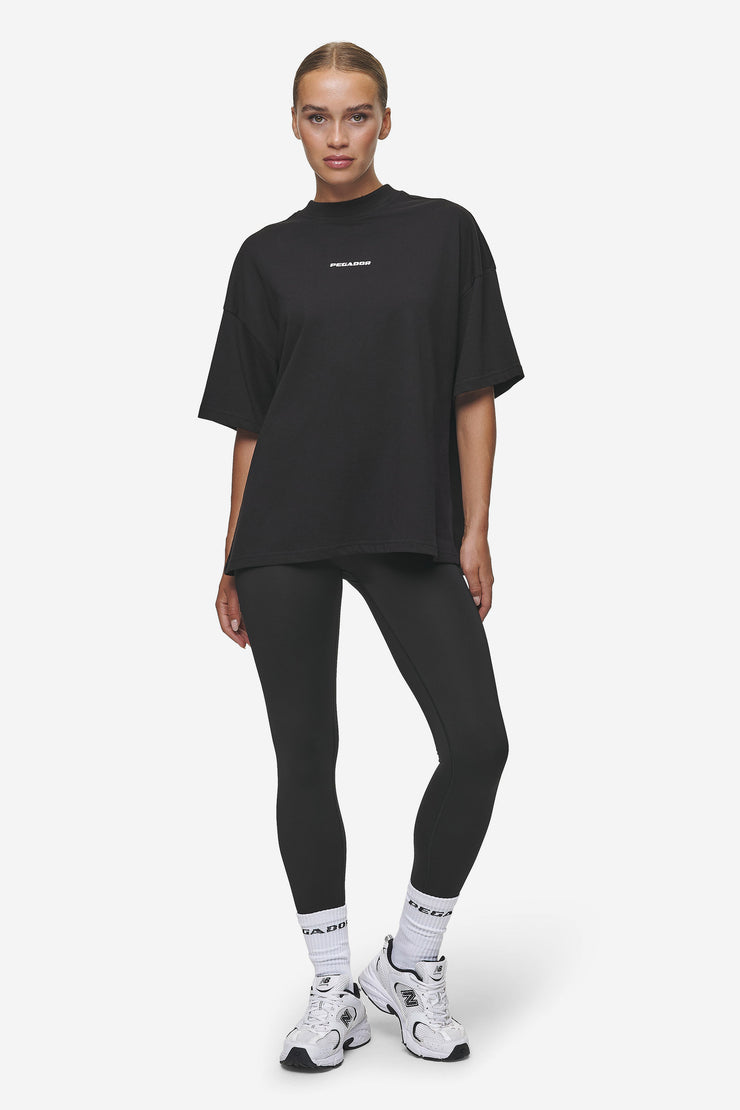 Pegador Bracy Heavy Oversized Tee Black White Gum Begrenztes Angebot