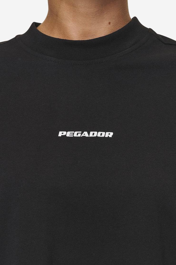 Pegador Bracy Heavy Oversized Tee Black White Gum Begrenztes Angebot