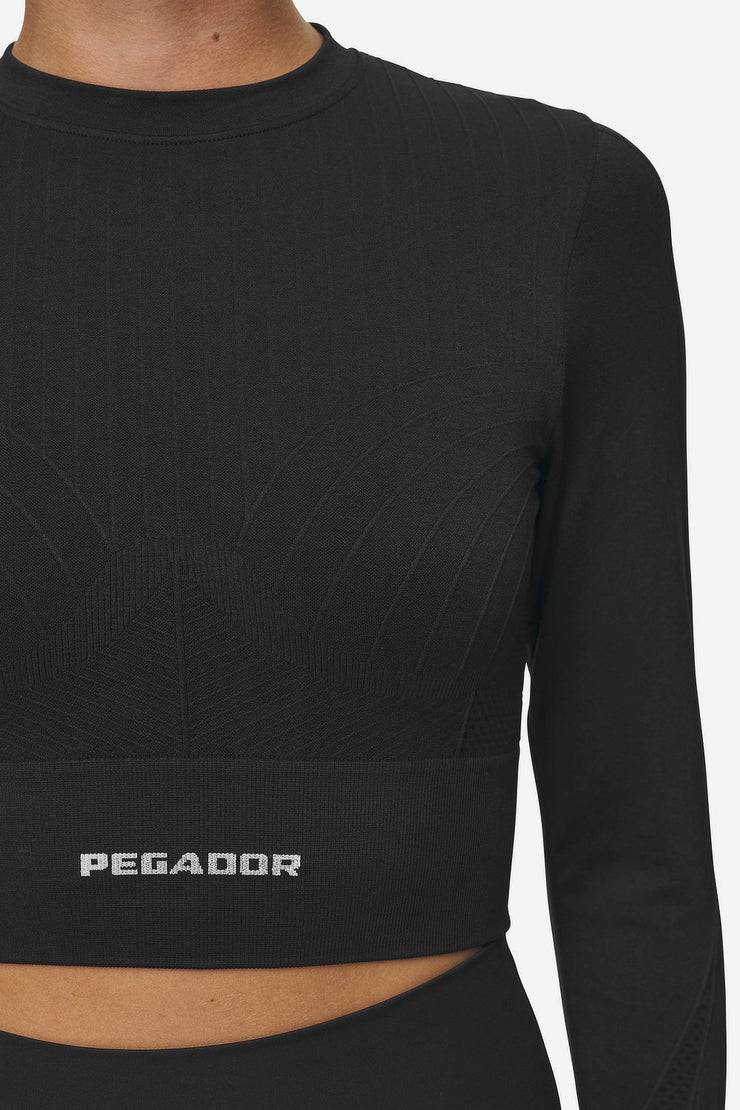 Pegador Telly Rib Longsleeve Washed Black Black Friday