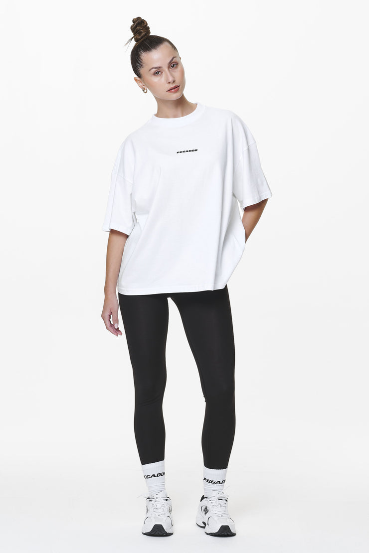 Pegador Bel Air Heavy Oversized Tee White Gum Neueste Mode