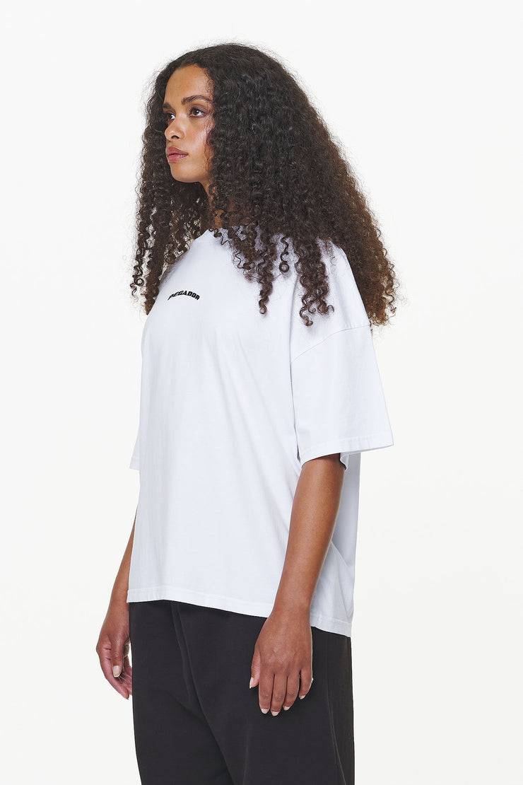 Pegador Thames Heavy Oversized Tee White Online Outlet