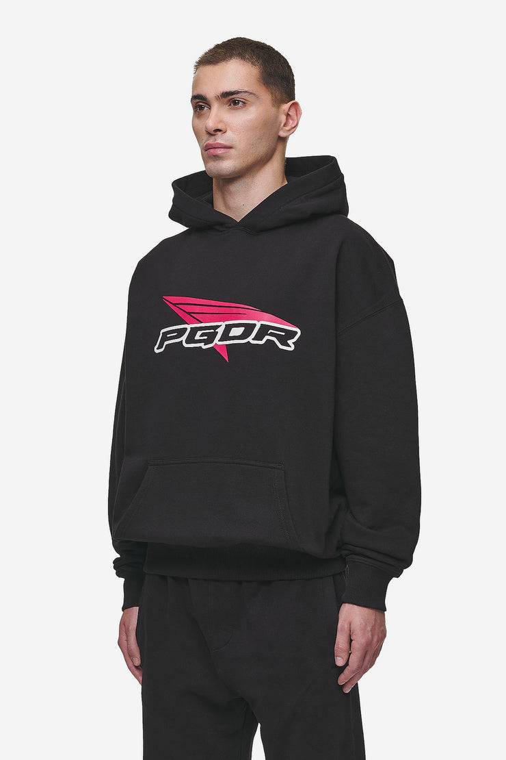 Pegador Blamor Oversized Hoodie Washed Black Räumungsverkauf