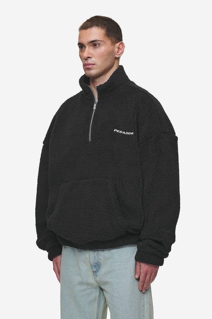 Pegador Puka Teddy Half Zip Sweater Black Riesige Ersparnisse