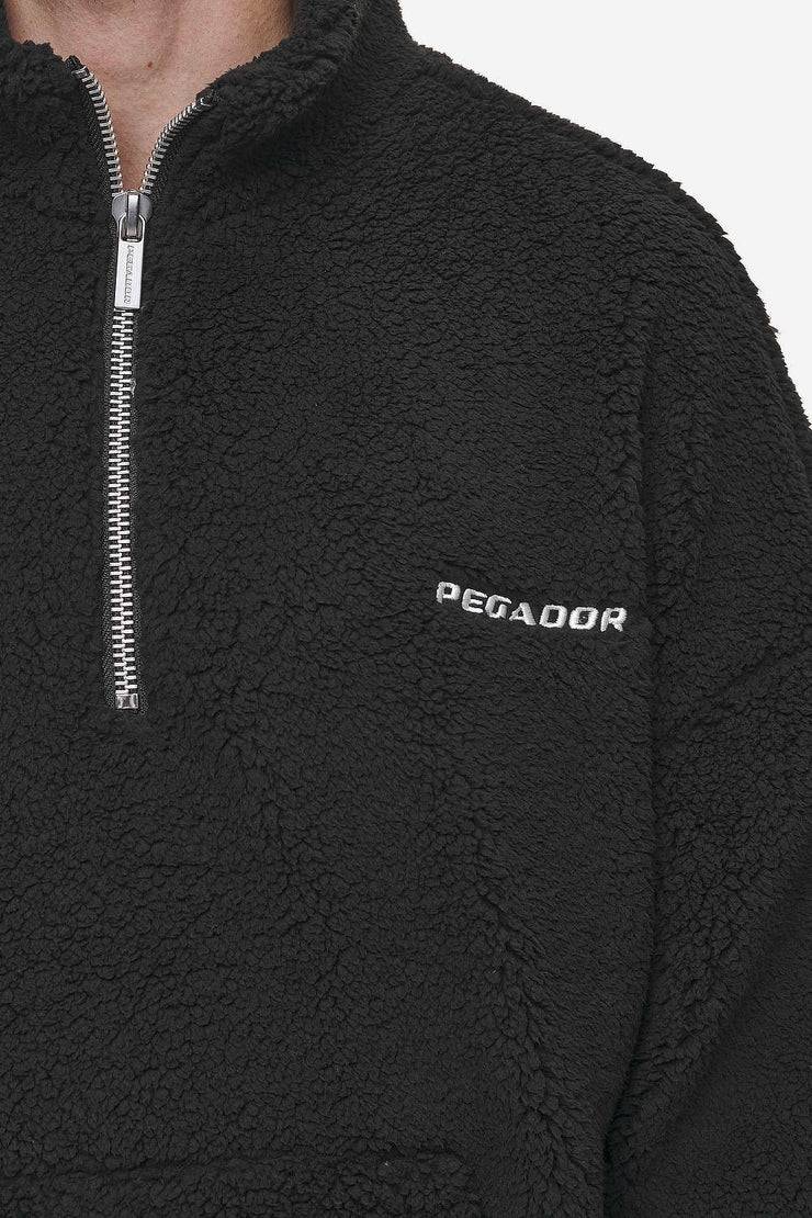 Pegador Puka Teddy Half Zip Sweater Black Riesige Ersparnisse