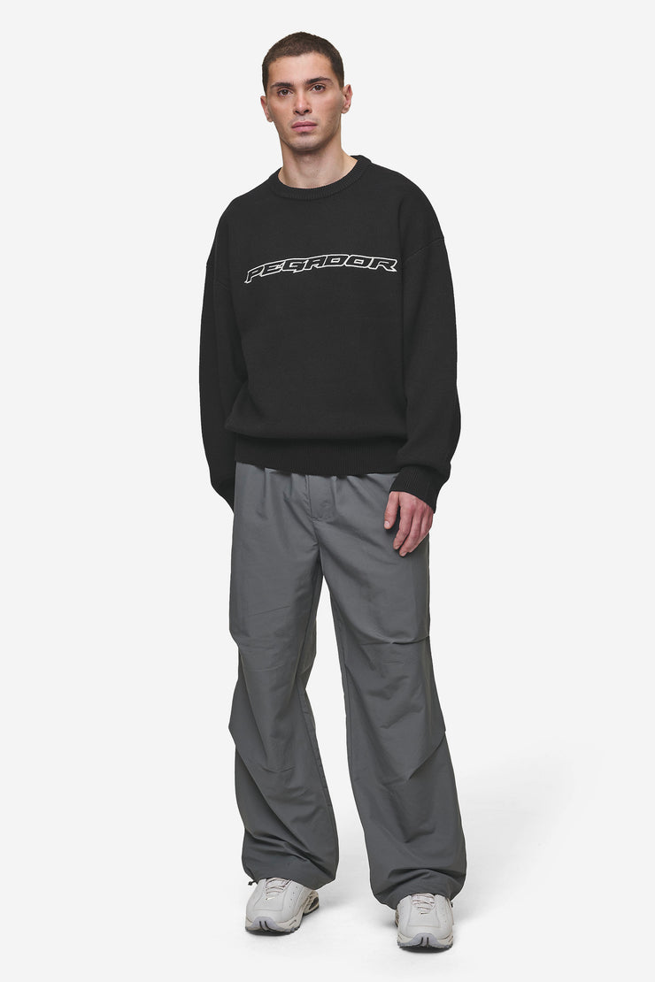 Pegador Lenox Oversized Knit Sweater Black Tiefpreis