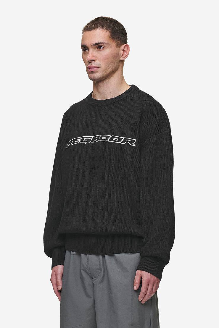 Pegador Lenox Oversized Knit Sweater Black Tiefpreis