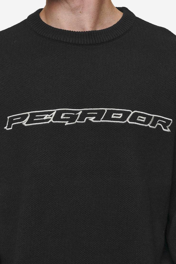 Pegador Lenox Oversized Knit Sweater Black Tiefpreis