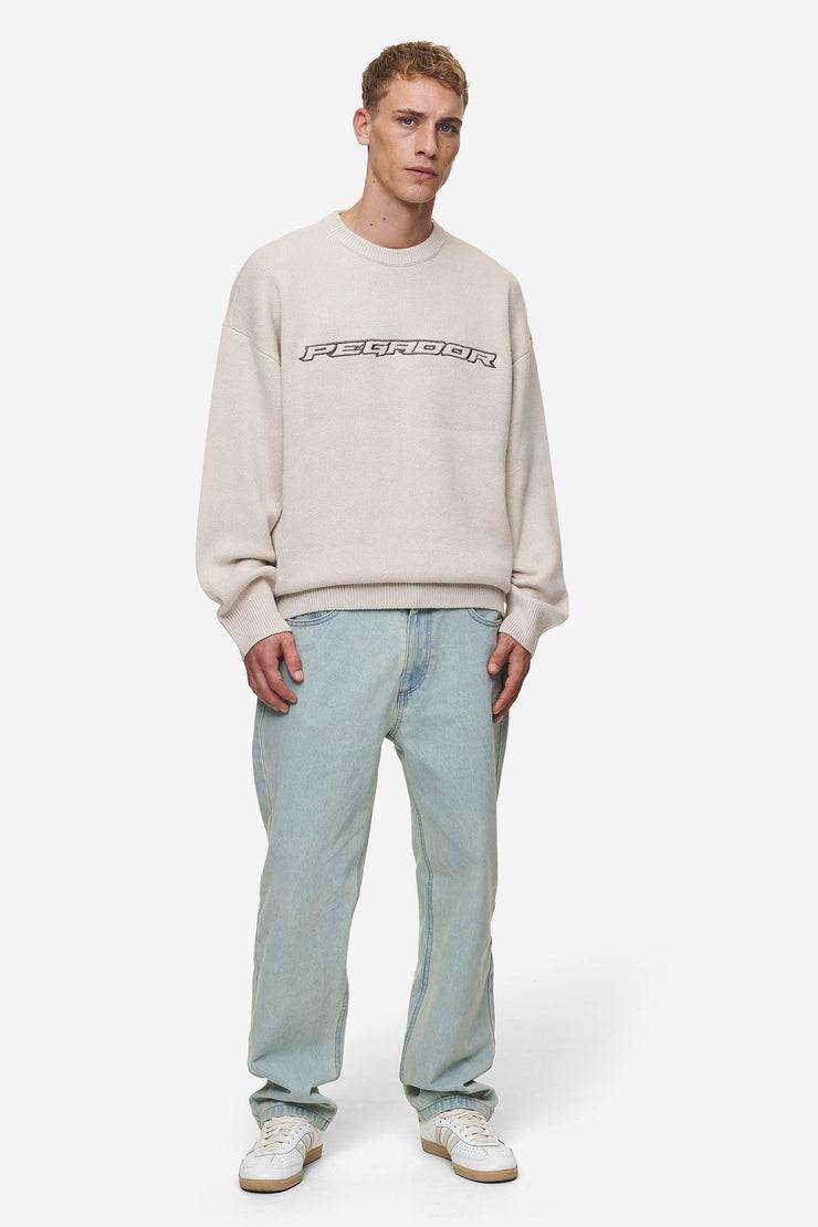 Pegador Lenox Oversized Knit Sweater Light Beige Super Sparpreis