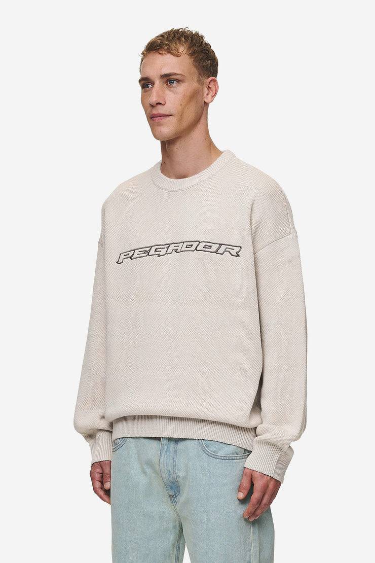 Pegador Lenox Oversized Knit Sweater Light Beige Super Sparpreis