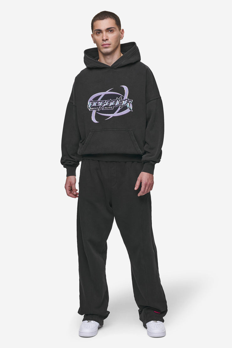 Pegador Mill Boxy Hoodie Vintage Black Wochenangebot