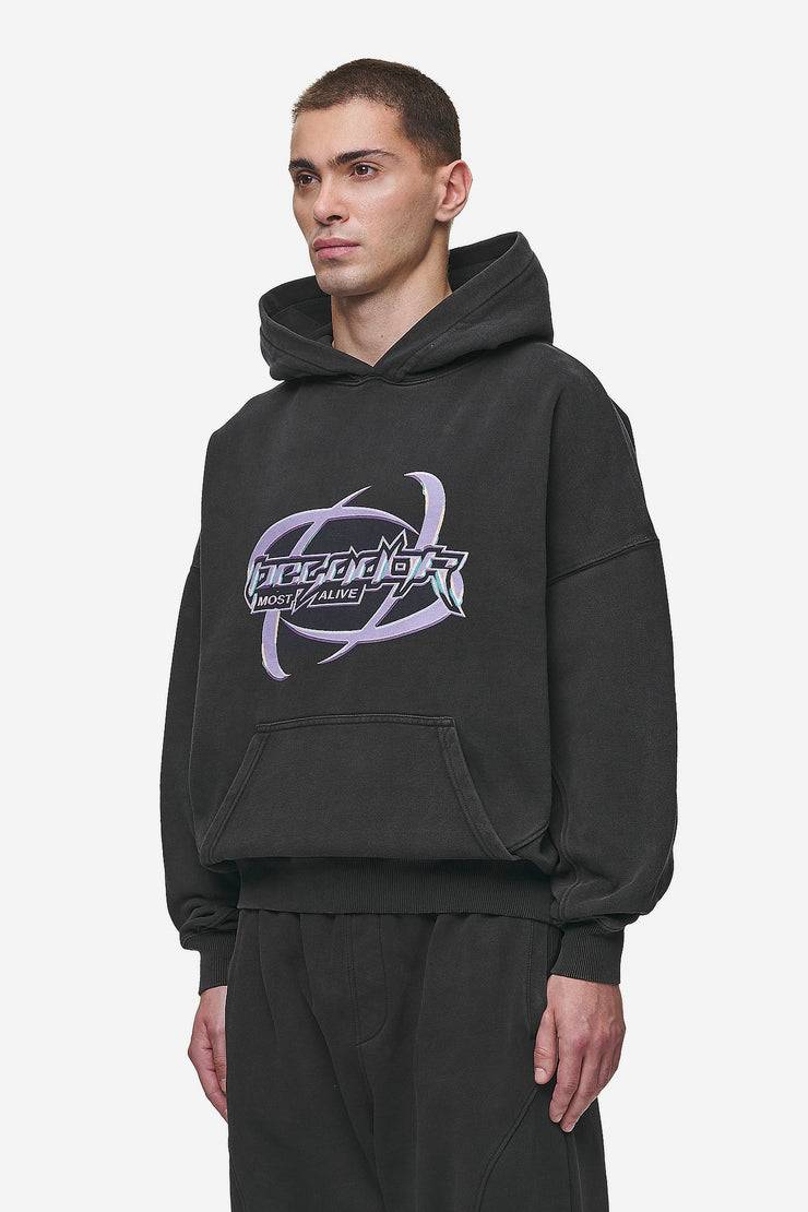 Pegador Mill Boxy Hoodie Vintage Black Wochenangebot
