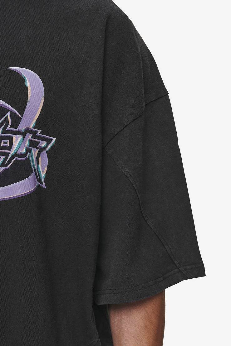 Pegador Mill Boxy Tee Vintage Black Kostenlose Rückgabe