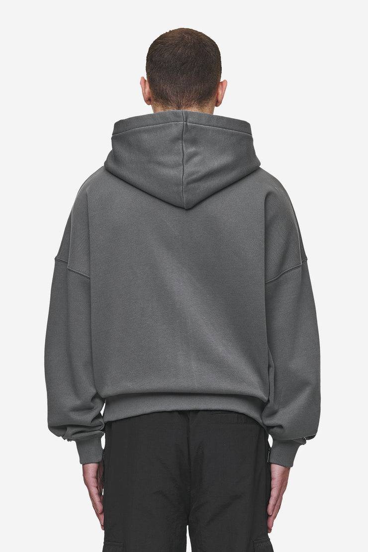 Pegador Hogan Boxy Sweat Jacket Washed Anthracite Letzte 2 Tage