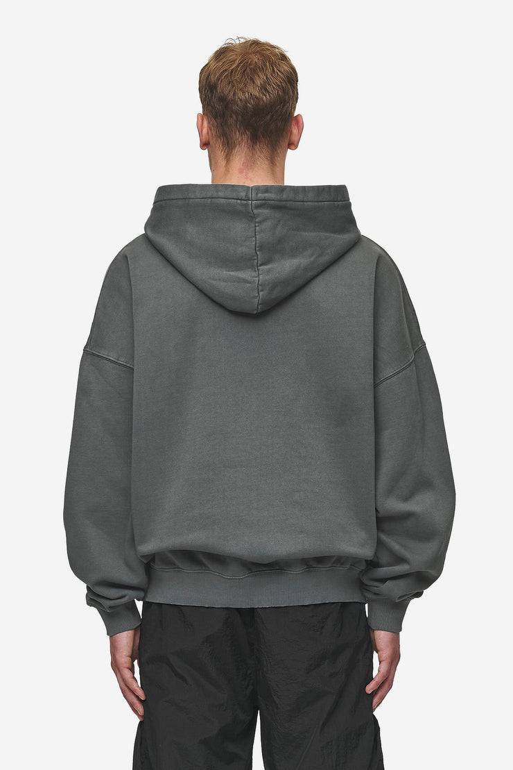 Pegador Macon Boxy Hoodie Washed Anthracite Letzter Tag