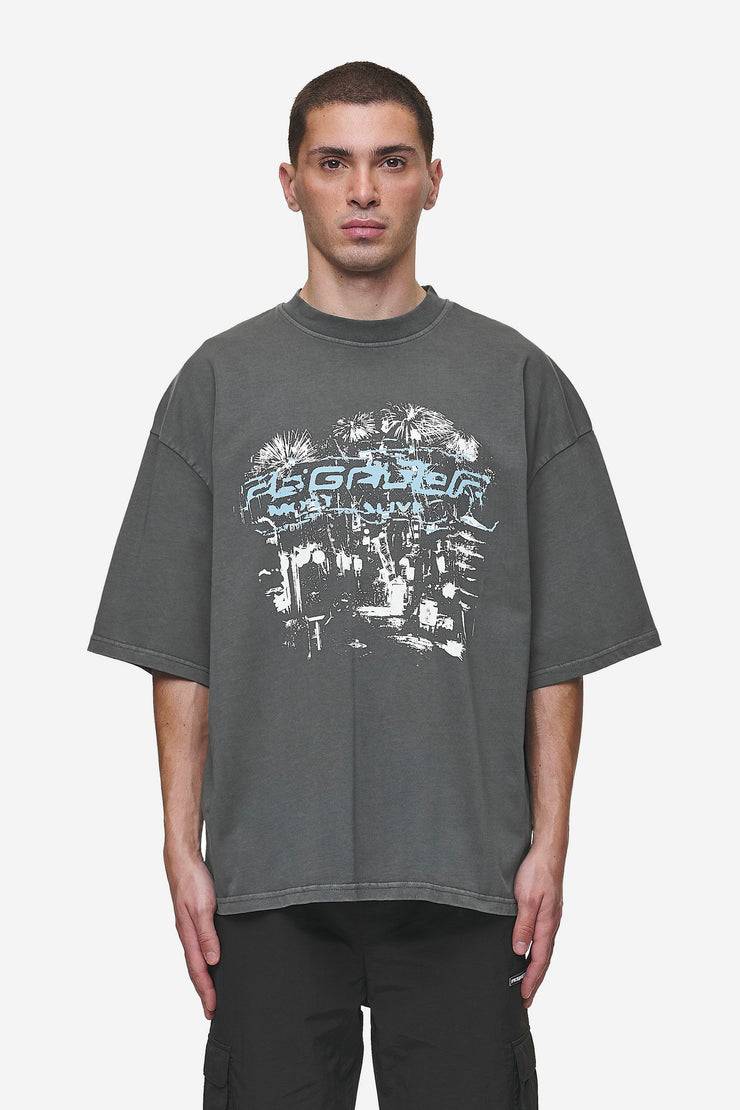 Pegador Macon Boxy Tee Washed Anthracite Zeitbegrenzte Promotion