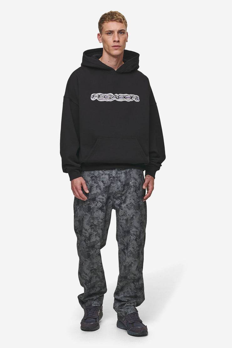 Pegador Baxter Boxy Hoodie Washed Black Bis zu 65% Rabatt