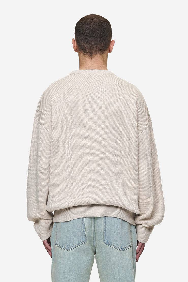 Pegador Logo Oversized Knit Sweater Light Beige Super Rabatt