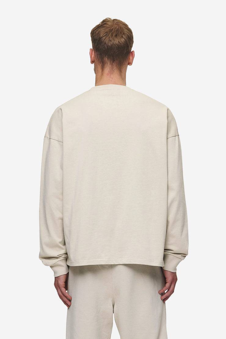 Pegador Rusk Logo Oversized Longsleeve Washed Light Beige Kostenloser Versand international