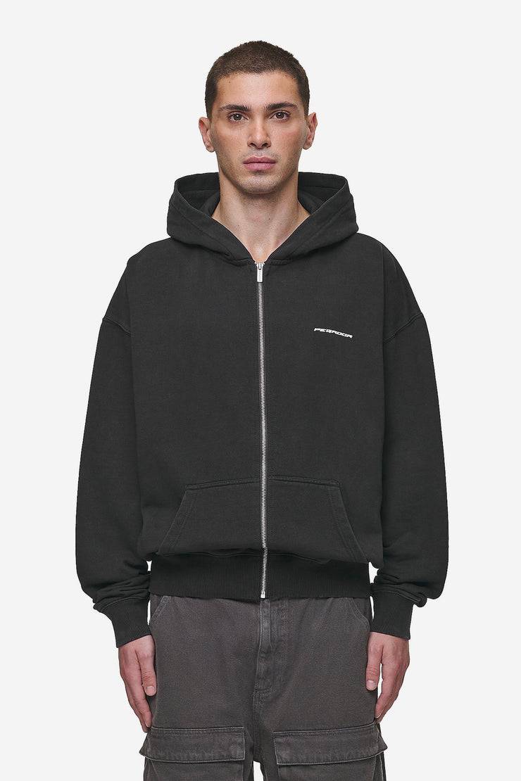 Pegador Dubose Oversized Sweat Jacket Vintage Black Speichern exportieren