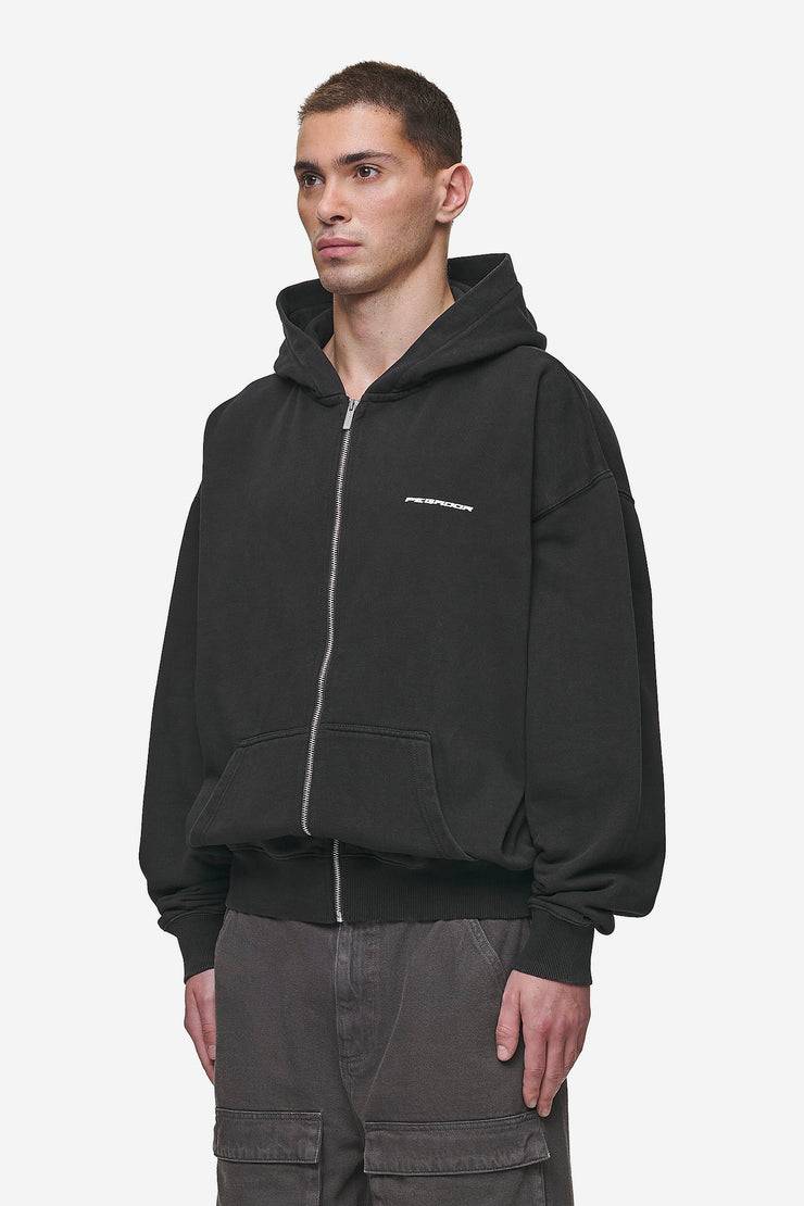 Pegador Dubose Oversized Sweat Jacket Vintage Black Speichern exportieren