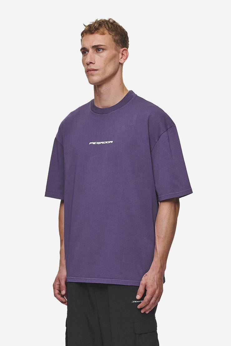 Pegador Dubose Oversized Tee Vintage Deep Purple Im Verkauf