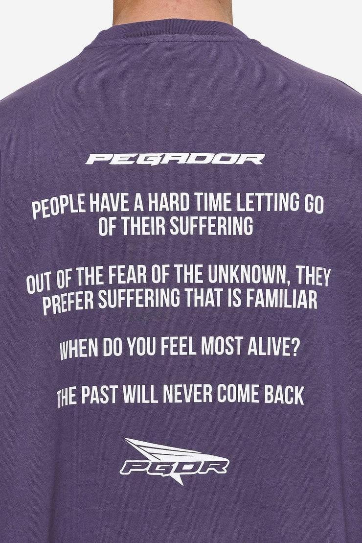 Pegador Dubose Oversized Tee Vintage Deep Purple Im Verkauf
