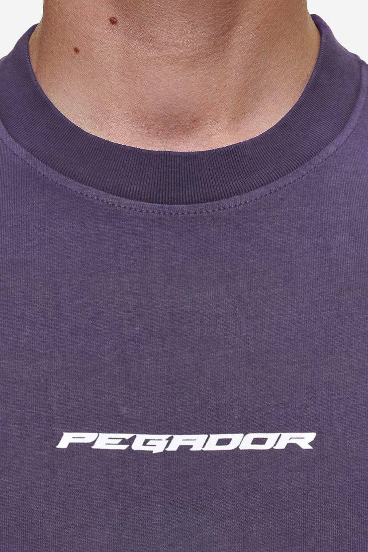 Pegador Dubose Oversized Tee Vintage Deep Purple Im Verkauf