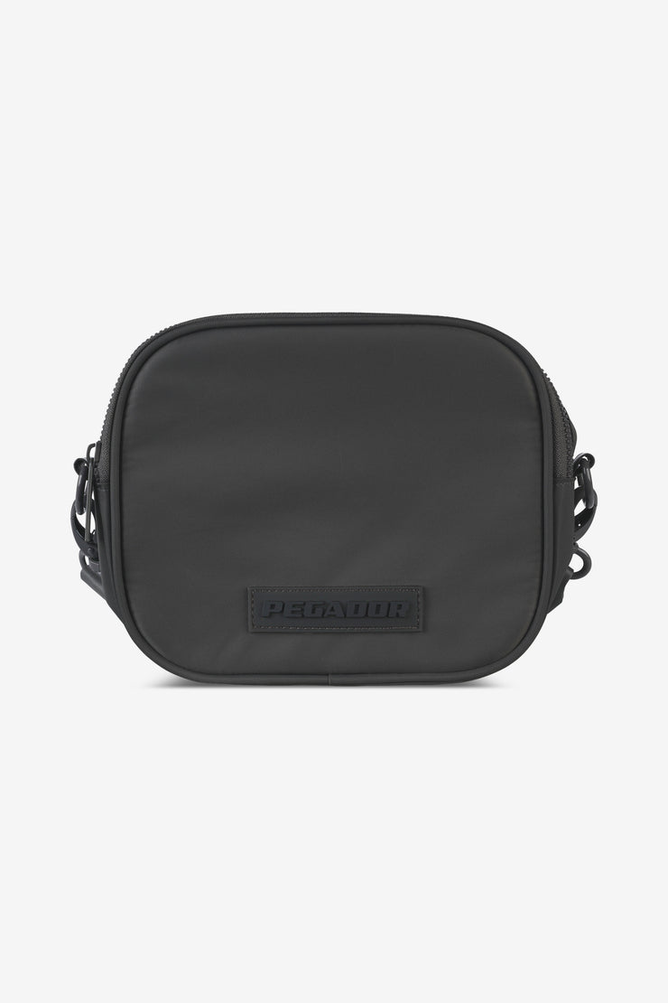 Pegador Rubber Logo Patch Nylon Shoulder Strap Bag Anthracite 50% Rabatt für begrenzte Zeit