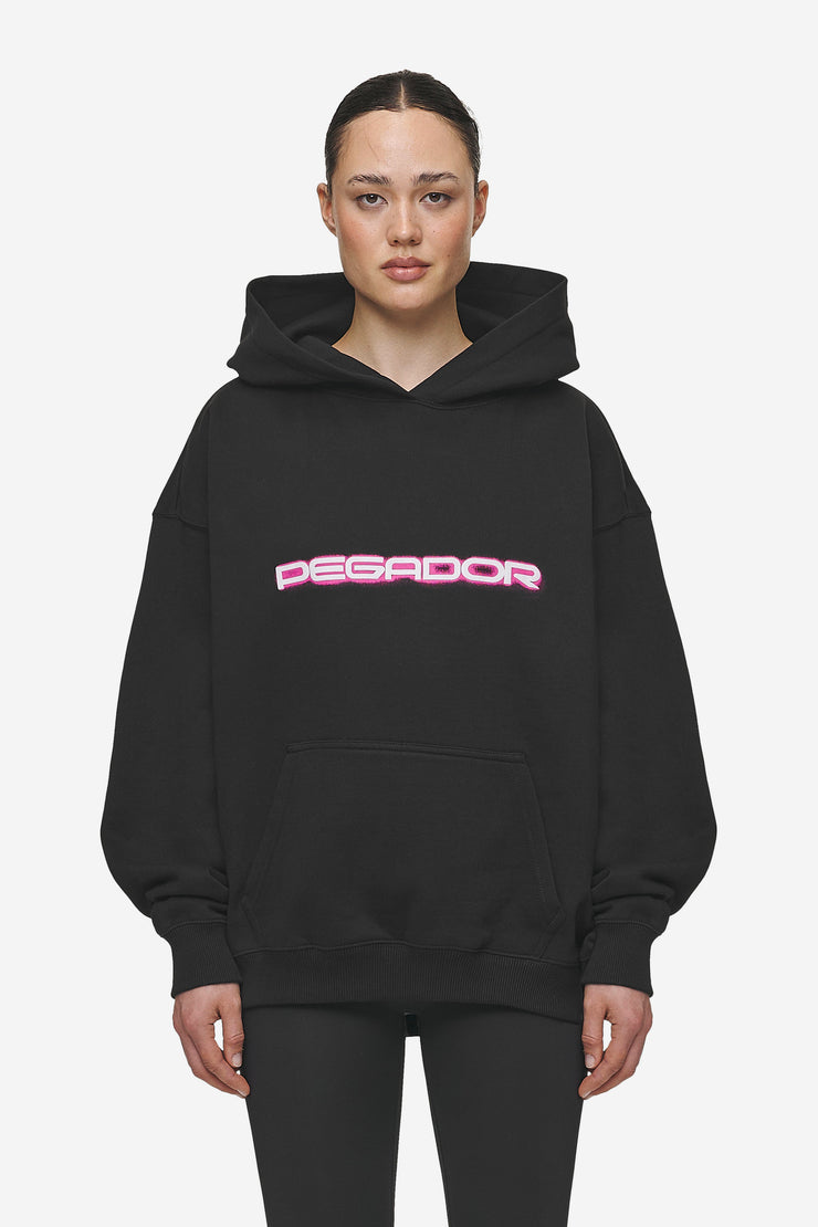 Pegador Mila Oversized Hoodie Washed Black Günstiger Verkauf