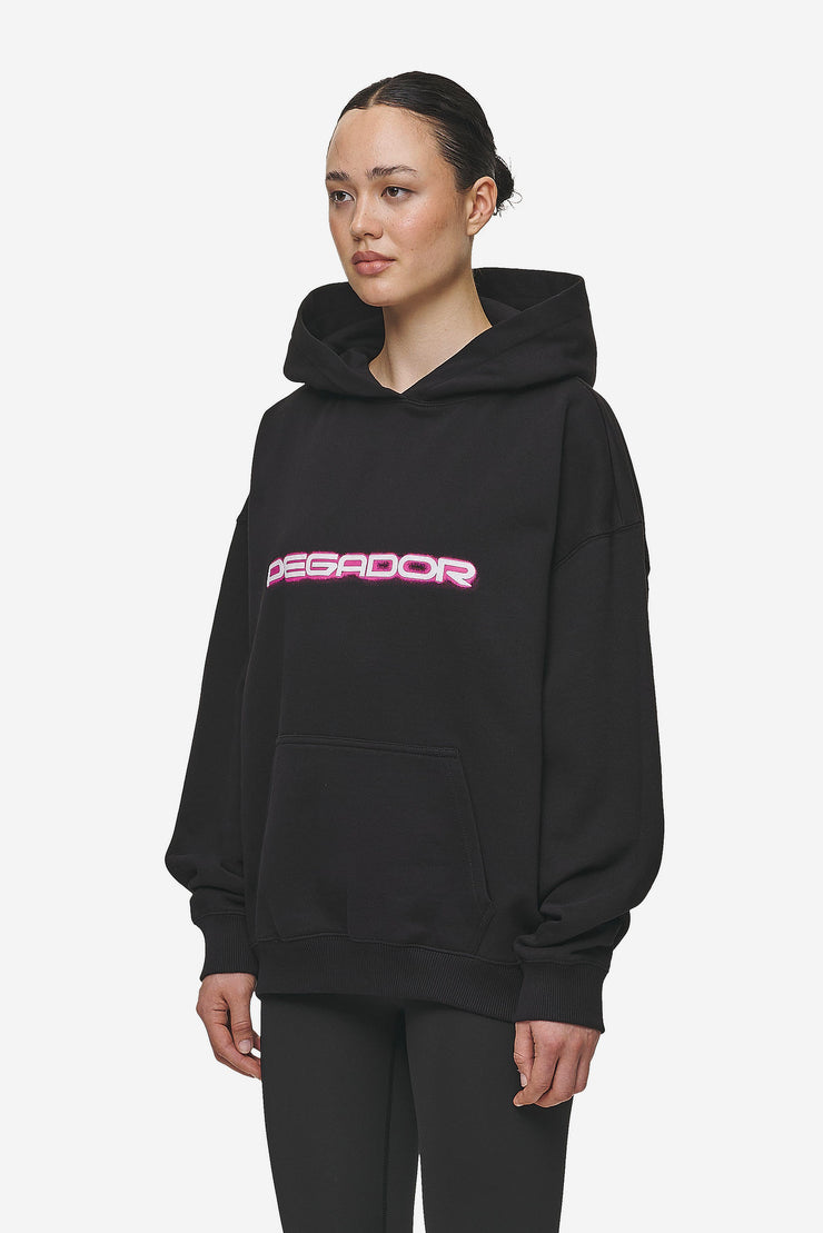 Pegador Mila Oversized Hoodie Washed Black Günstiger Verkauf