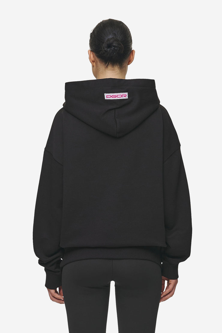 Pegador Mila Oversized Hoodie Washed Black Günstiger Verkauf