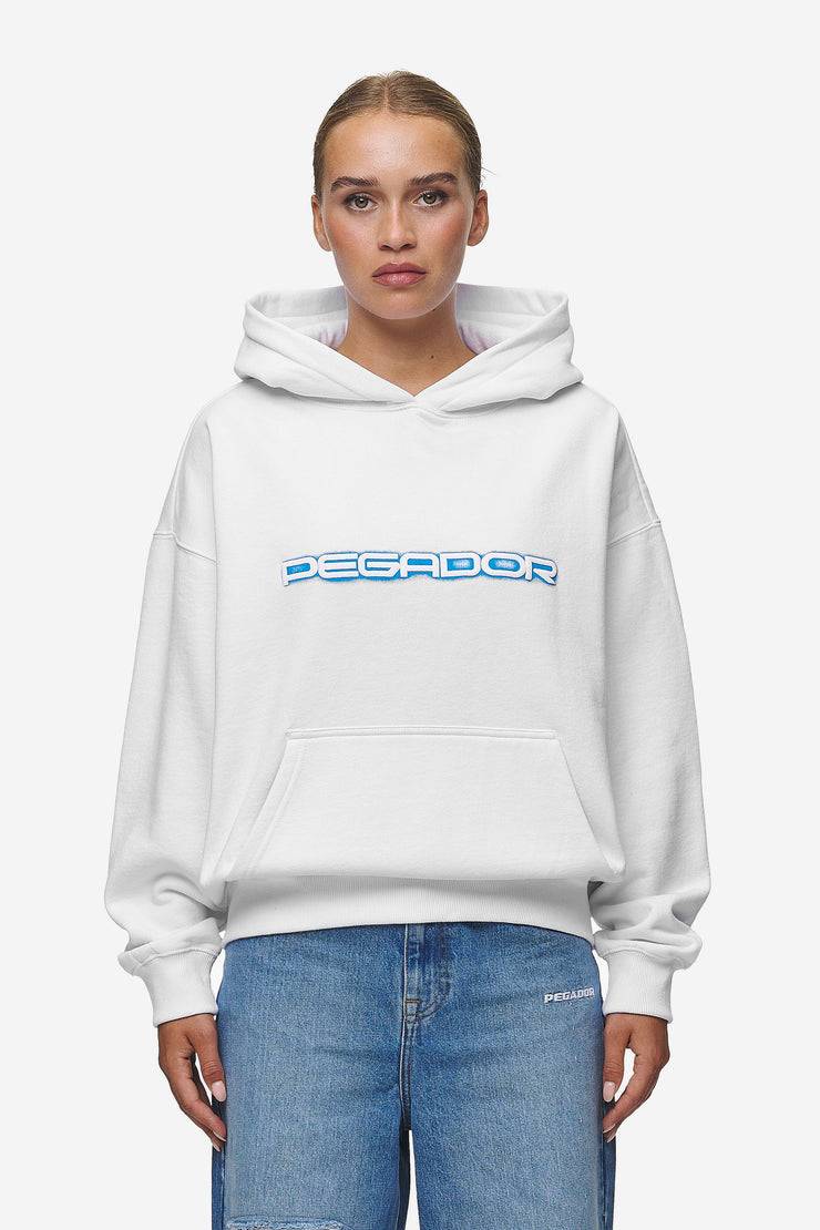 Pegador Mila Oversized Hoodie White Fabrikverkauf