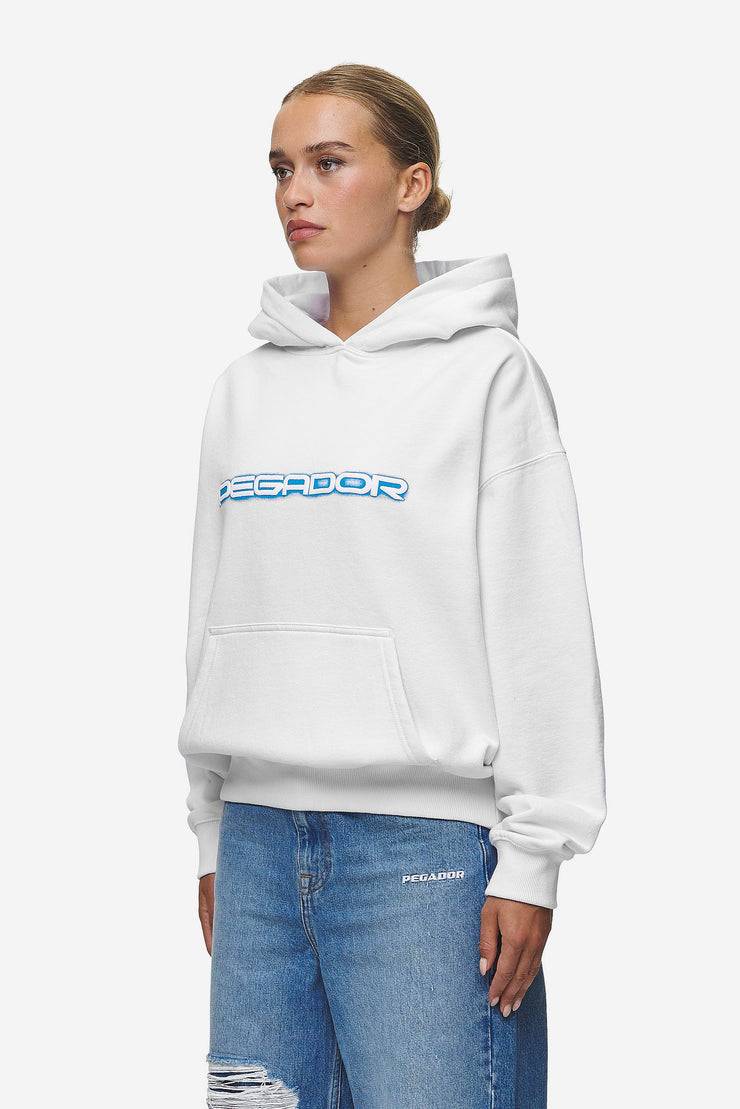 Pegador Mila Oversized Hoodie White Fabrikverkauf